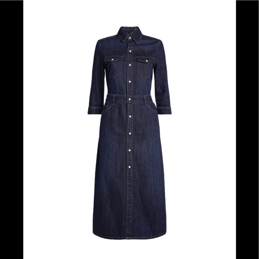 AllSaints Polly Denim Midi Dress - NWOT